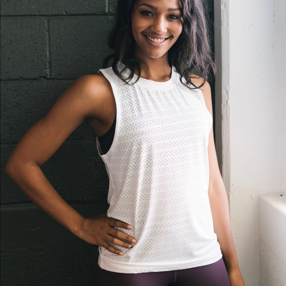Chill Tanks - white, pink and black